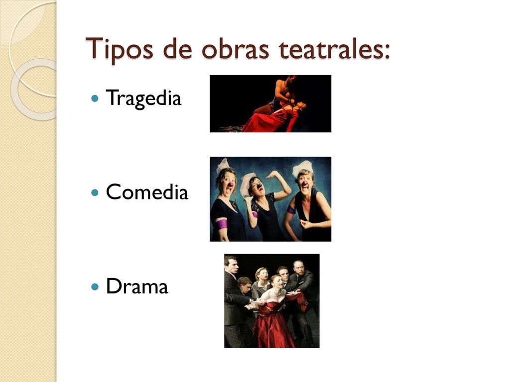 tipos de obra de teatro tipos de obra de teatro